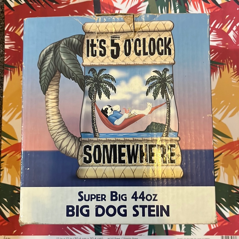 It’s 5 O’Clock Somewhere Big Dog Stein